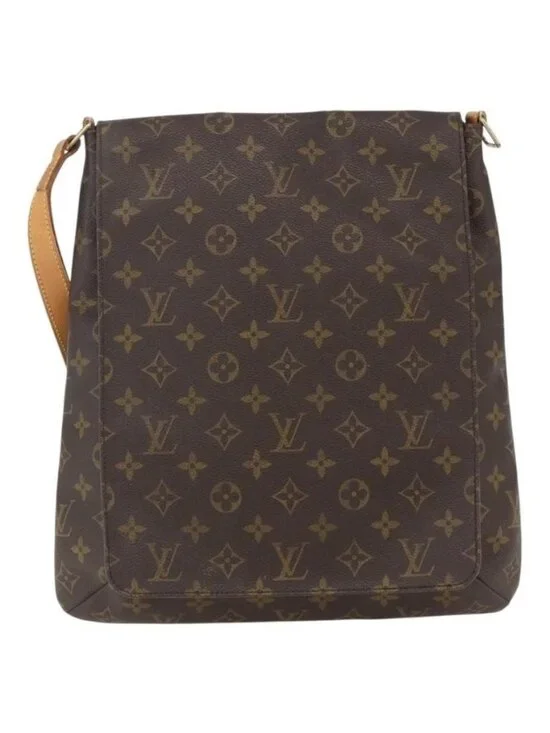 Authentic LOUIS VUITTON Monogram Musette Shoulder Bag M51256 LV - Picture 5 of 16